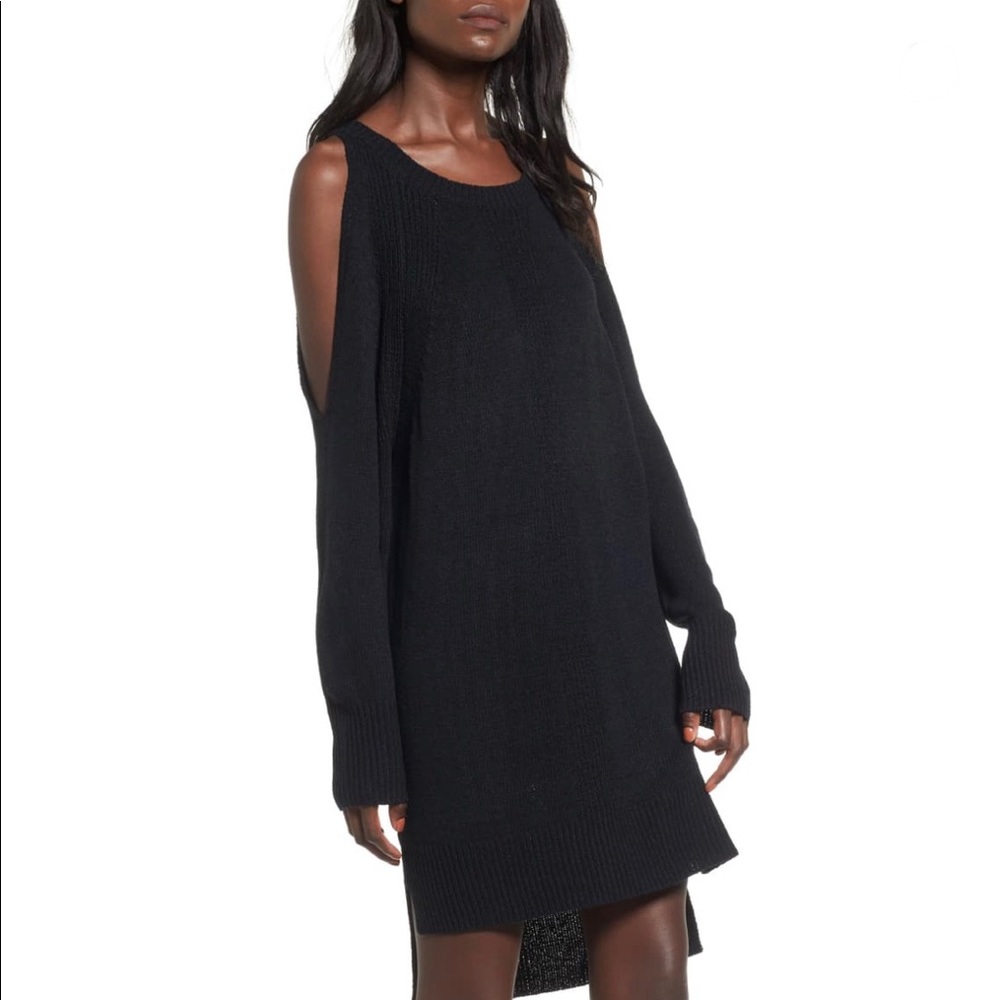 Nordstrom Black Sweater Dress Tunic